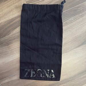 EUC Zegna Black Drawstring Dust Bag